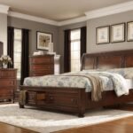BALTIMORE KING 5 PC BEDROOM SET IN WALNUT