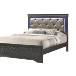 BROOKLYN KING BED GUN METAL