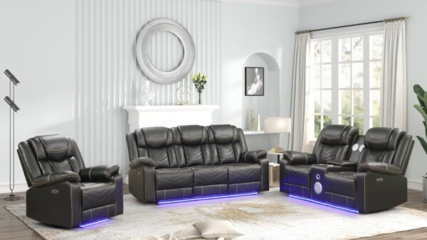 CHALLENGER 2 PC LIVING ROOM SET IN GRAY