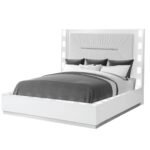 COCO KING BED MILKY WHITE