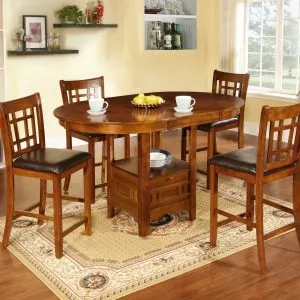 Luxury   Dining Table Set with 4 Chairs
