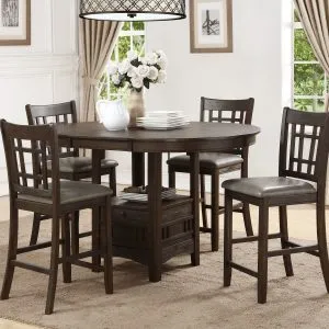 Luxury   Dining Table Set with 4 Chairs