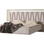 DELFANO KING BED WHITE