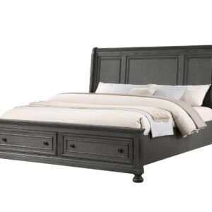 JACKSON KING BED GRAY
