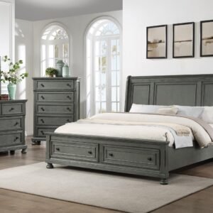 JACKSON KING 5 PC BEDROOM SET IN GRAY