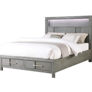 KENZO KING BED GRAY