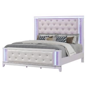 OPIUM KING BED MILKY WHITE