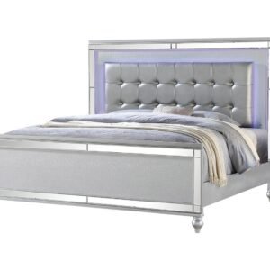 STERLING KING BED SILVER
