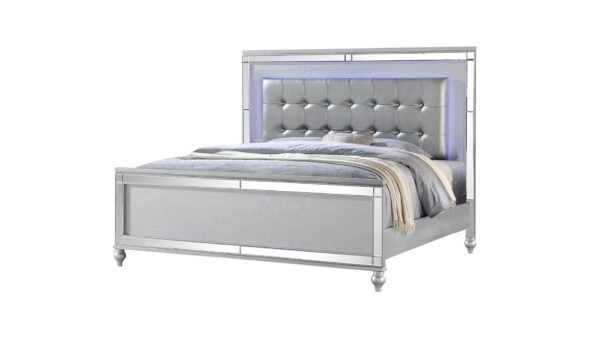 STERLING KING BED SILVER