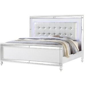 STERLING KING BED WHITE