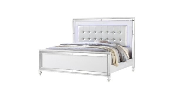 STERLING KING BED WHITE