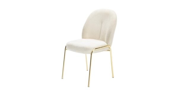 TOPAZ GOLD LEGS BEIGE - 2 CHAIRS PER BOX