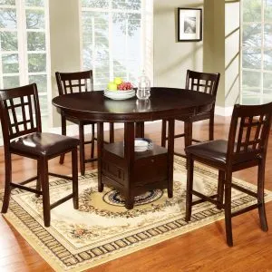Luxury   Dining Table Set with 4 Chairs