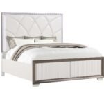 FABIO KING BED WHITE