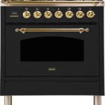 Ilve Nostalgie 30 Inch Freestanding Dual Fuel Range with 5 Sealed Burners