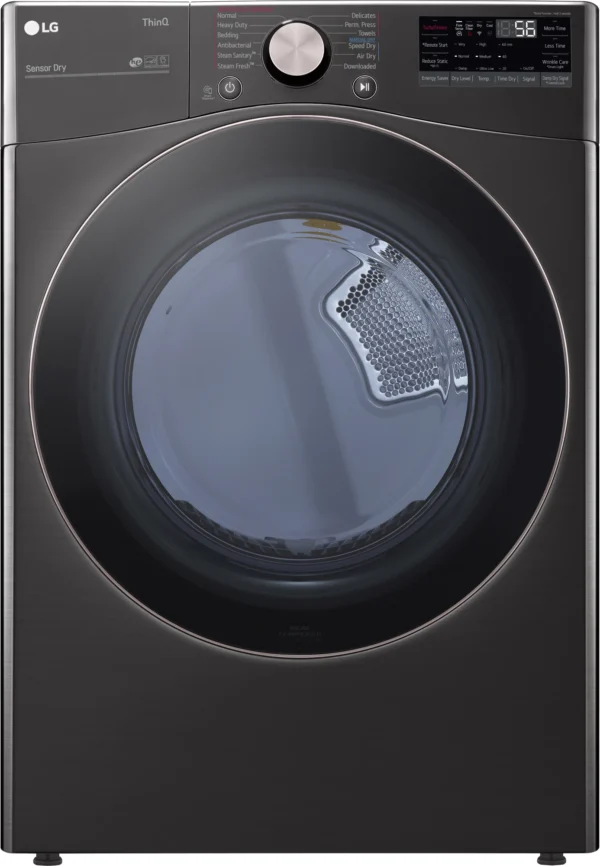 LG 7.4 cu. ft. Ultra Large Capacity Smart Wi-Fi Enabled Front Load Gas Dryer