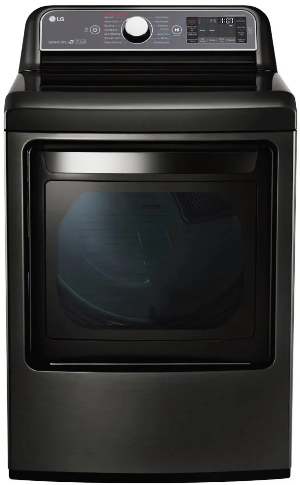 LG 7.3 cu. ft. Ultra Large Capacity TurboSteam Electric Dryer with EasyLoad Door