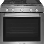 KitchenAid 5.8 cu. ft. Gas Freestanding Range with Even-Heat  True Convection