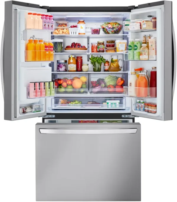 LG 26 cu. ft. Smart Counter-Depth MAX  French Door Refrigerator with Dual Ice Makers