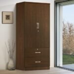 MAJESTIC MAHOGANY DOUBLE DRAWER WARDROBE