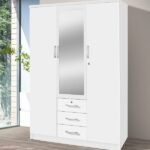 CRYSTAL WHITE MIRROR WARDROBE