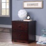 ESPRESSO 2-DRAWER NIGHTSTAND