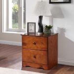 MOCHA 2-DRAWER NIGHTSTAND