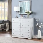 ARCTIC WHITE 8-DRAWER DRESSER