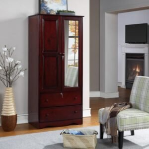 ROYAL MAHOGANY 2-DOOR WARDROBE
