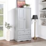 URBAN GREY 2-DOOR WARDROBE