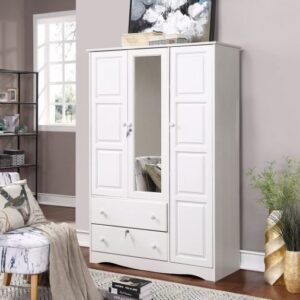 SNOW PEARL 3-DOOR WARDROBE