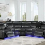 ELITE BLACK LED POWER SECTIONAL