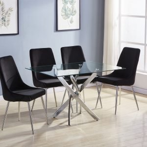 Classic Oak Dining Experience -TABLE & 4 CHAIRS