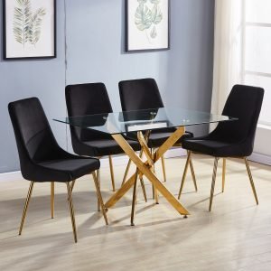 Classic Oak Dining Experience - TABLE & 4 CHAIRS