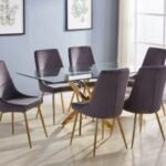 Sophisticated Space Dining Set - TABLE & 4 CHAIRS