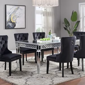 Sleek Metro Dining Table - TABLE & 4 CHAIRS