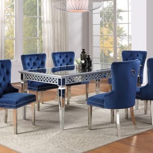 Sophisticated Space Dining Set - TABLE & 4 CHAIRS