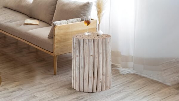 ET1009-16-15 / JN-001-W END TABLE WHITE WASH