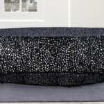 T3601-50 OVAL COFFEE TABLE BLACK